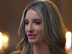 This season on Dating my Stepson, we're taking a new twist. The guys are looking for love, but they need to date the potential girlfriend's mom first. If it works out, he'll date the daughter right on the spot. Today's milf is Silvia Saige, mom to Lilly Mae. A southern country belle, she needs to know if Sage Roux can handle her and her daughter.Sage has a bit of a culture clash with Silvia, but he does his best. Silvia thinks it's cute! When Sage tries to barbecue, Silvia makes a comment about having lots of experience with meat. She leads him inside and begins questioning whether he knows how to treat a lady. Sage is going to have to demonstrate that he knows what he's doing to get to Lilly Mae. He begins by licking and sucking Silvia's tits, then getting on his knees to eat her pussy. Silvia comes back with a blowjob, then leads Sage to her bedroom.Once Sage is prone in her bed, Silvia climbs on top of him to ride like the cowgirl she is. Turning around, she leans back so her tits are held high as she bounces in reverse cowgirl. Sage dicks Silvia down from behind as hse leans forward in cowgirl, then flips her onto her back so he can make that milf moan with a creampie. While Silvia is cleaning up in the aftermath, Sage confesses to the camera that he won't choose Lilly Mae because he doesn't want to be bossed around. Silvia overhears and kicks Sage out.